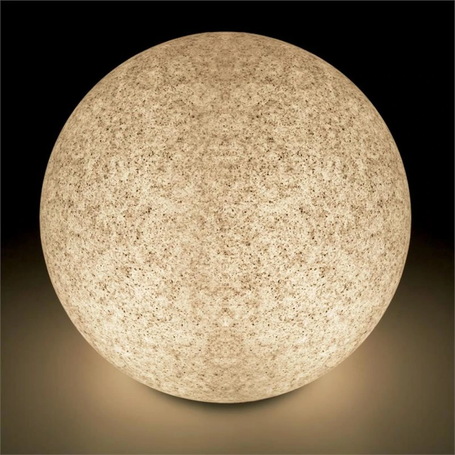 Shinestone L Kugelleuchte Außenleuchte Gartenlampe 40cm Steinoptik – Bild 2