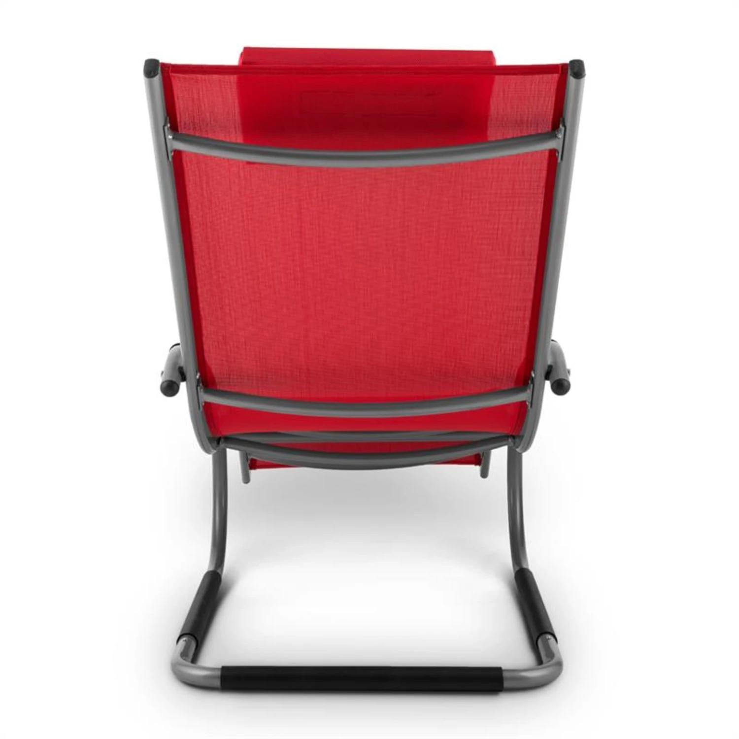 Sunwave Gartenliege Liegestuhl Schwingliege Relax Aluminium Rot - Image 5