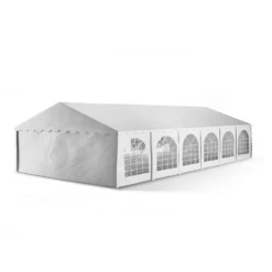 Sommerfest 6x12m 500 G/m² Partyzelt Festzelt PVC Wasserdicht Verzinkt