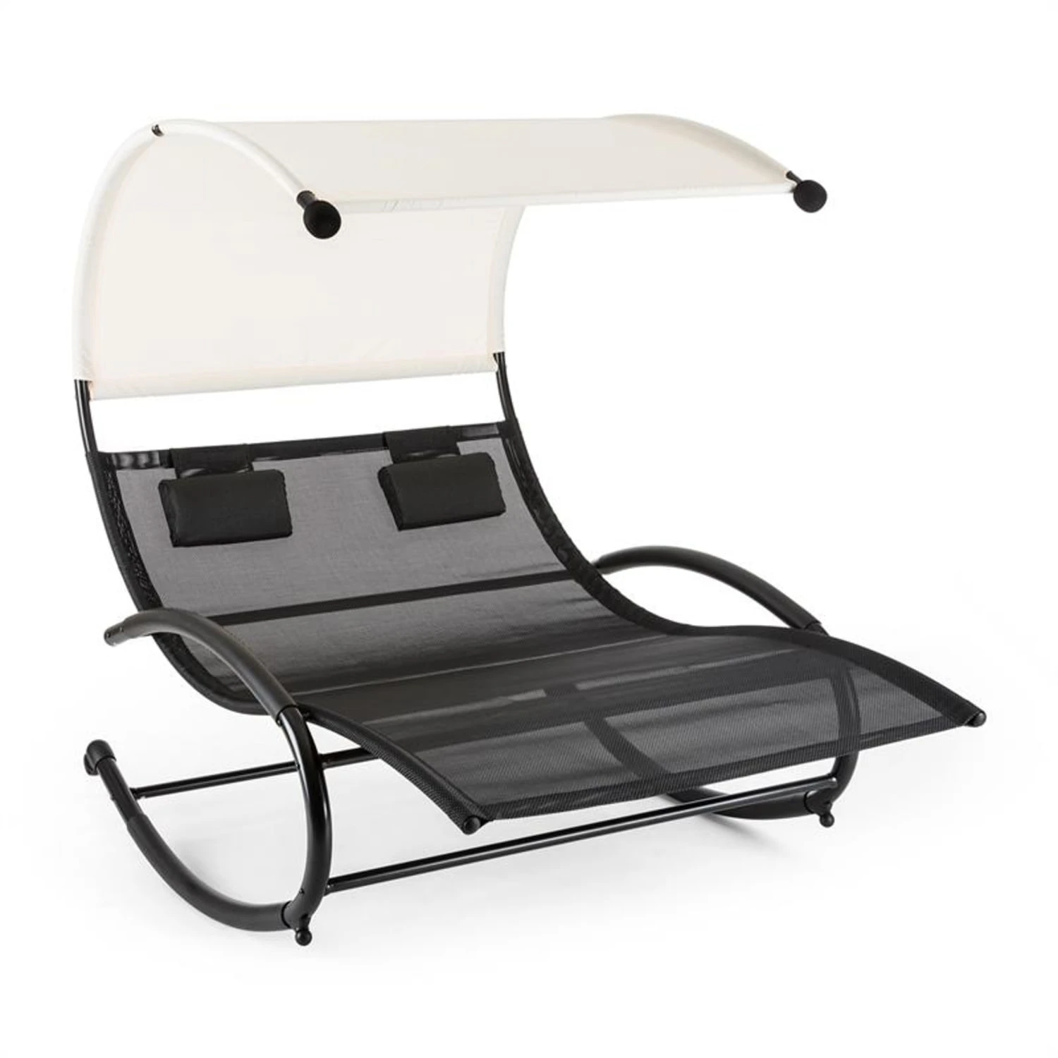 Suncruise Schaukelliege Gartenliege Sonnendach Polyester Stahl