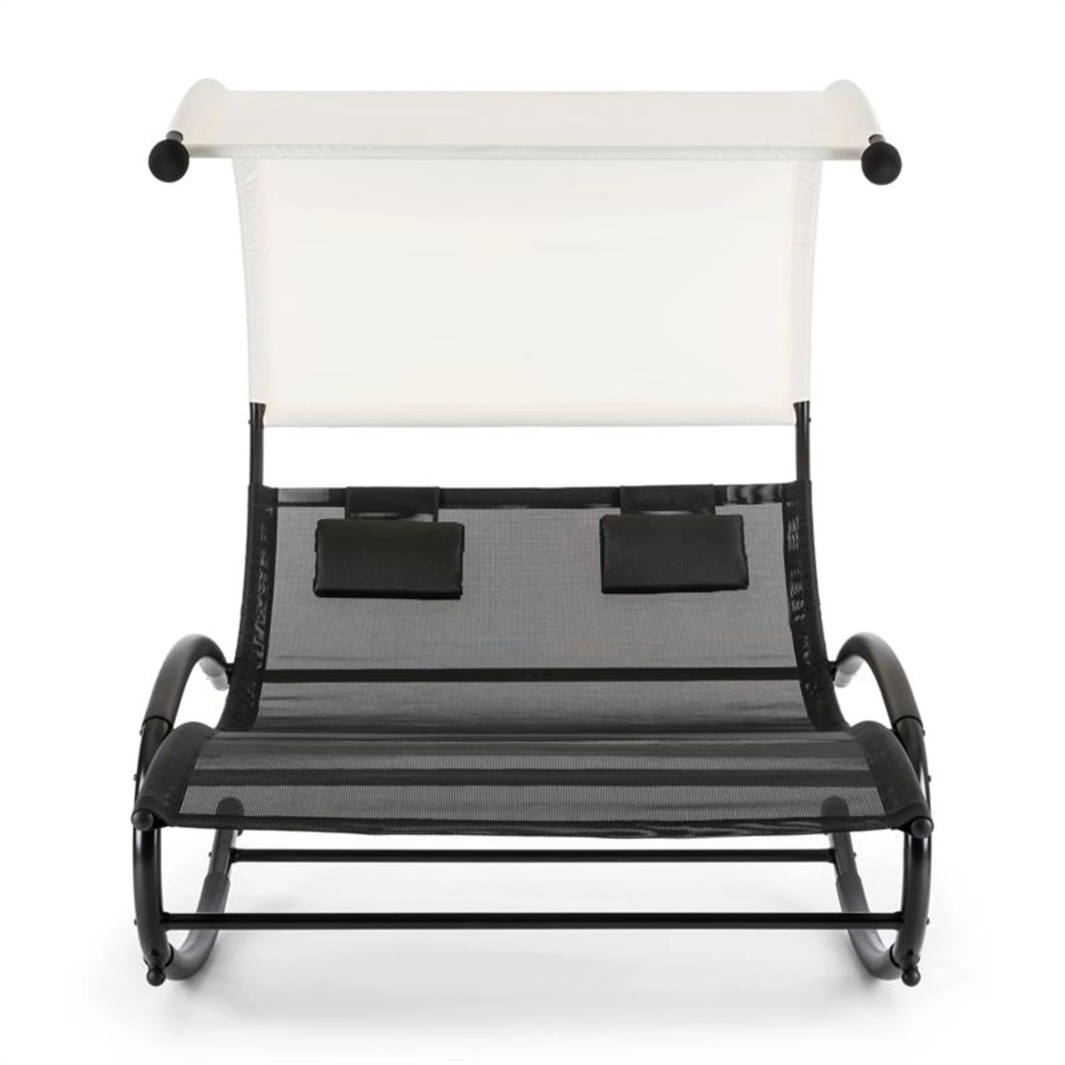 Suncruise Schaukelliege Gartenliege Sonnendach Polyester Stahl - Image 3