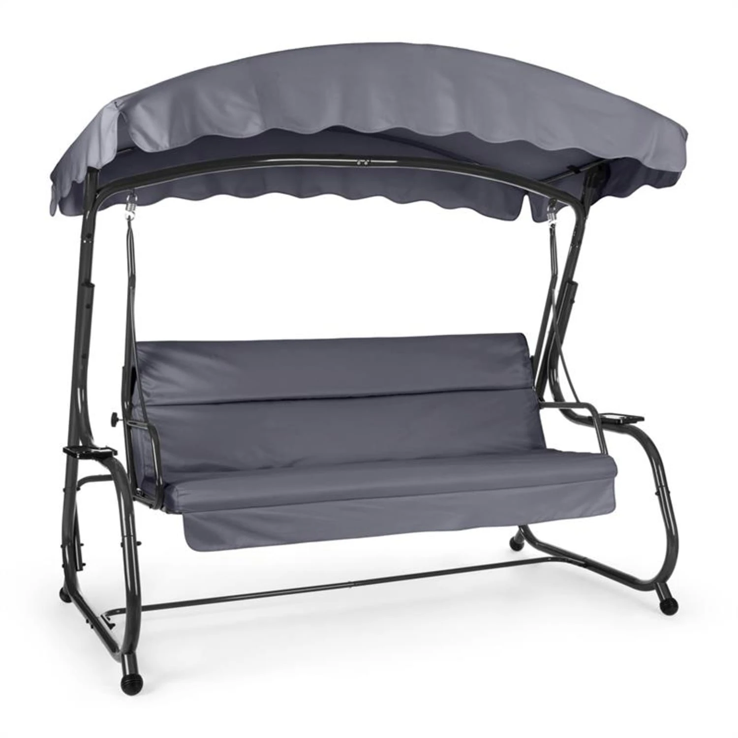 High Society Hollywoodschaukel Gartenschaukel 220 Cm Grau