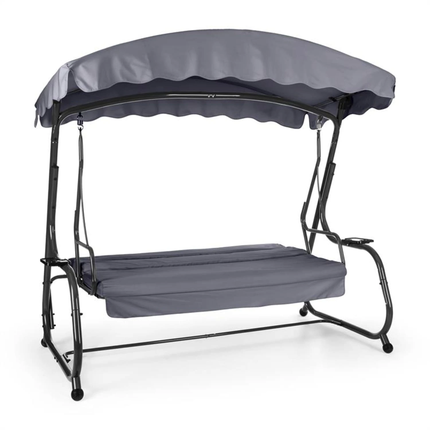 High Society Hollywoodschaukel Gartenschaukel 220 Cm Grau - Image 2