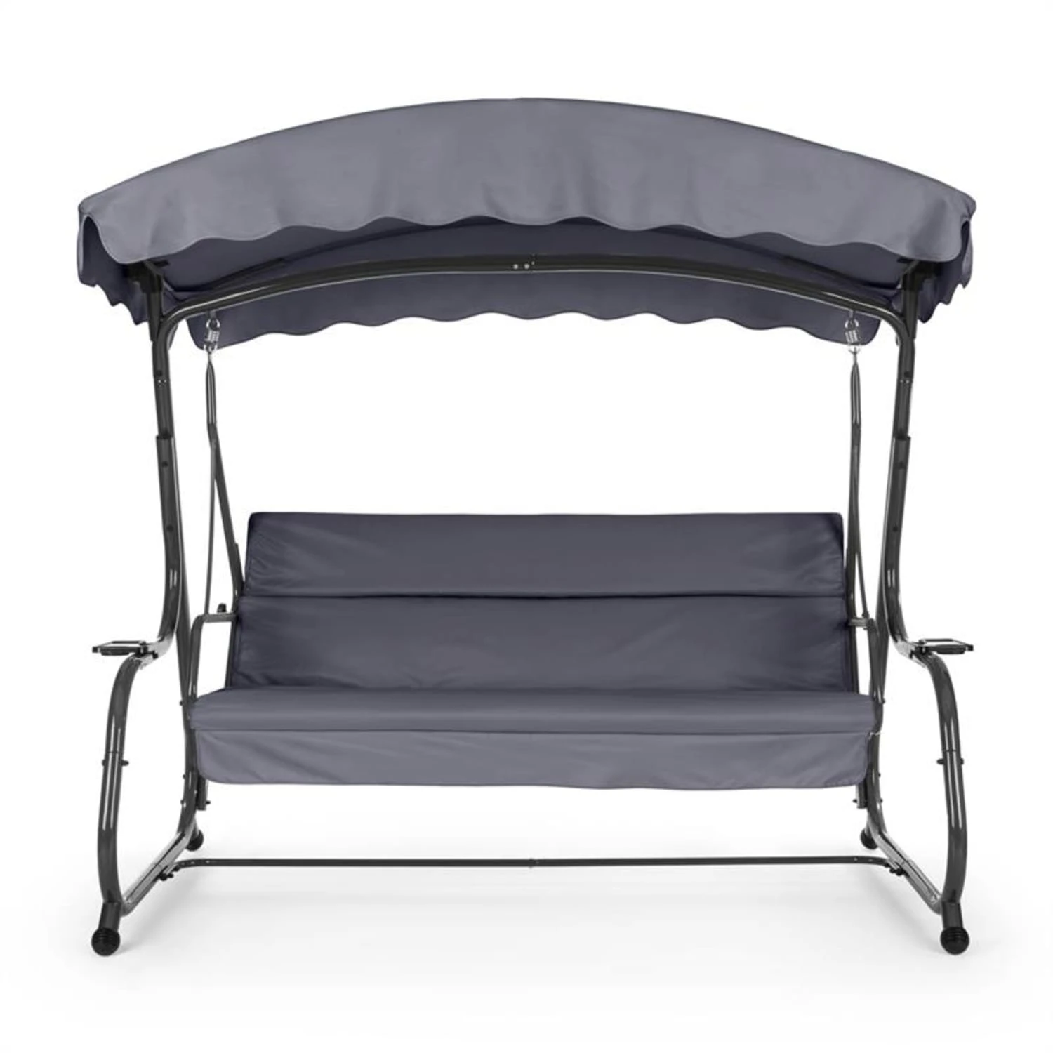 High Society Hollywoodschaukel Gartenschaukel 220 Cm Grau - Image 3