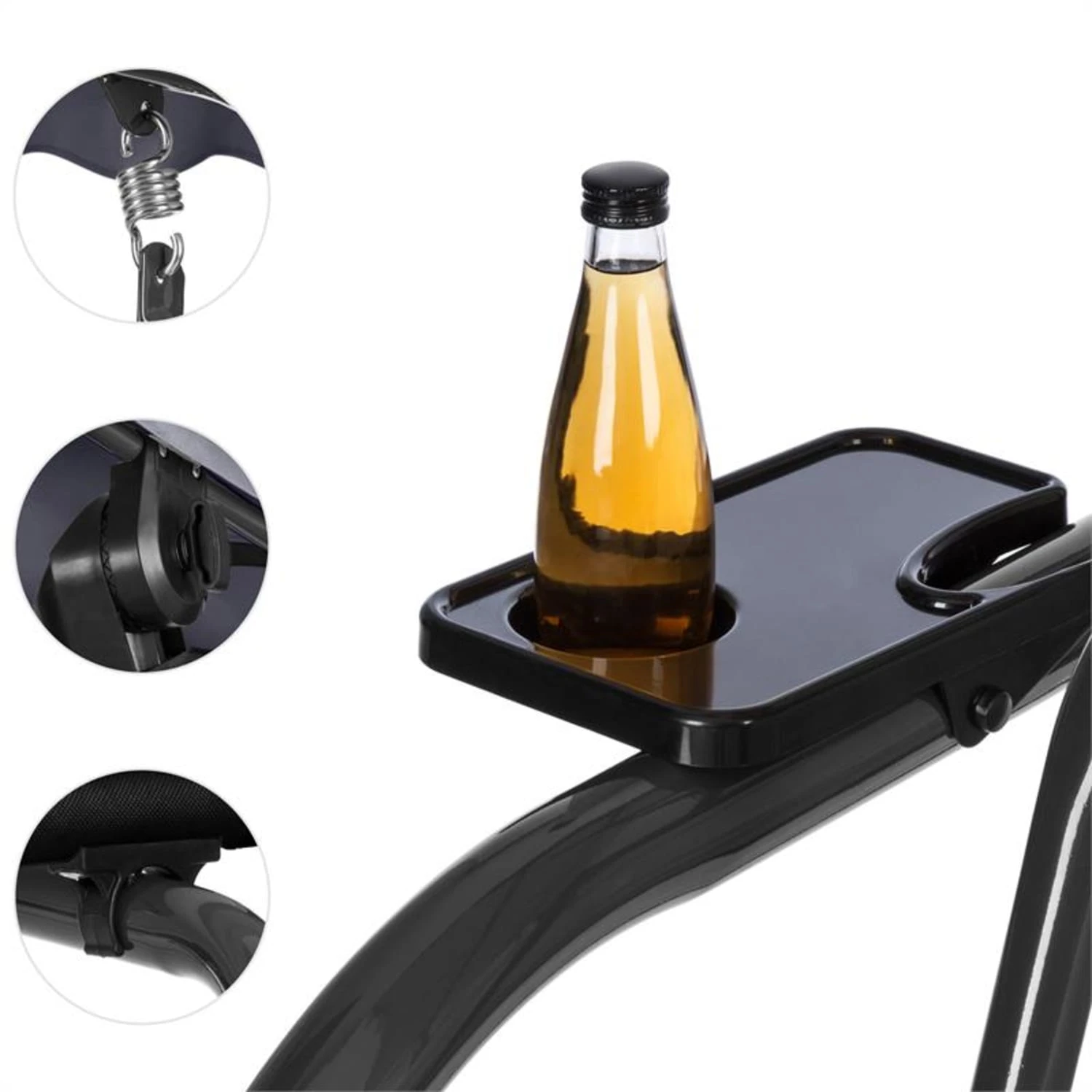 High Society Hollywoodschaukel Gartenschaukel 220 Cm Grau - Image 5