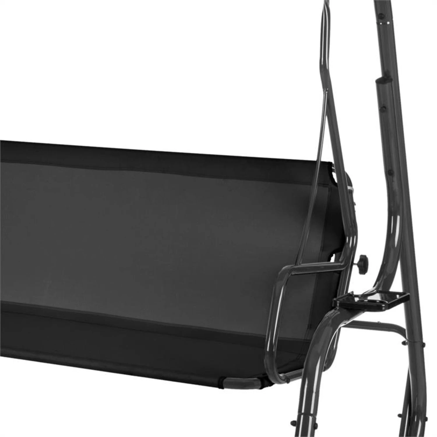 High Society Hollywoodschaukel Gartenschaukel 220 Cm Grau - Image 6