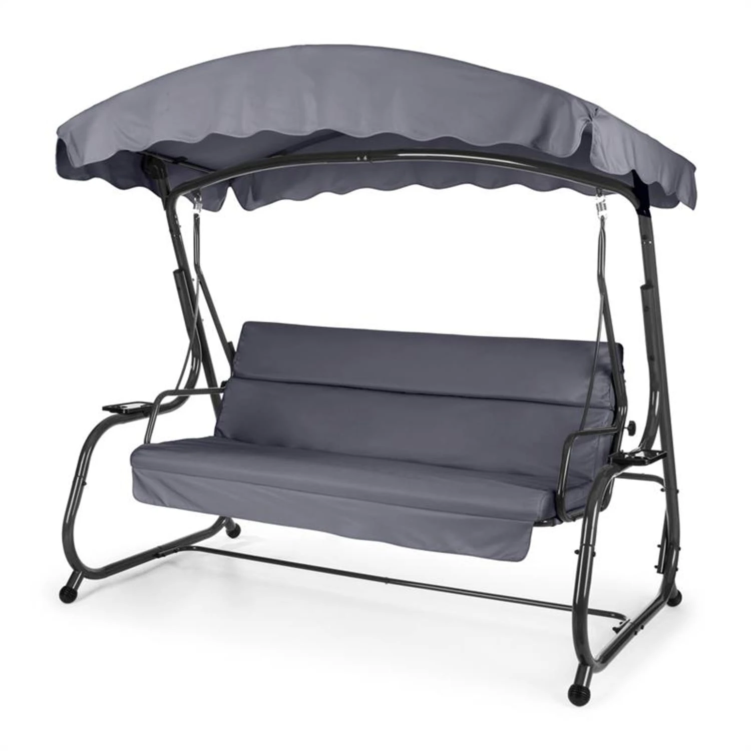 High Society Hollywoodschaukel Gartenschaukel 220 Cm Grau - Image 7