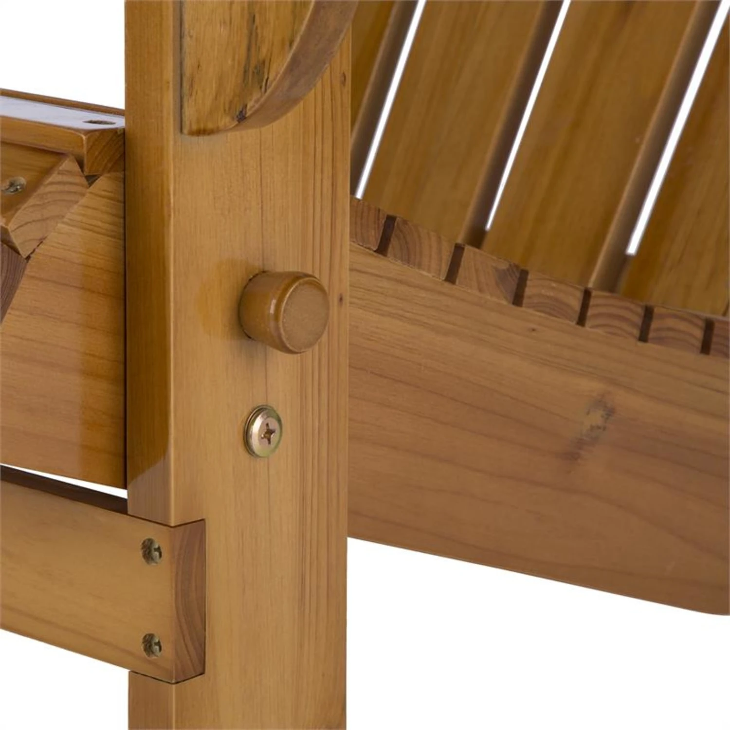 Vermont Gartenstuhl Adirondack-Stil Tannenholz 73x88x94 Klappbar Braun - Image 5