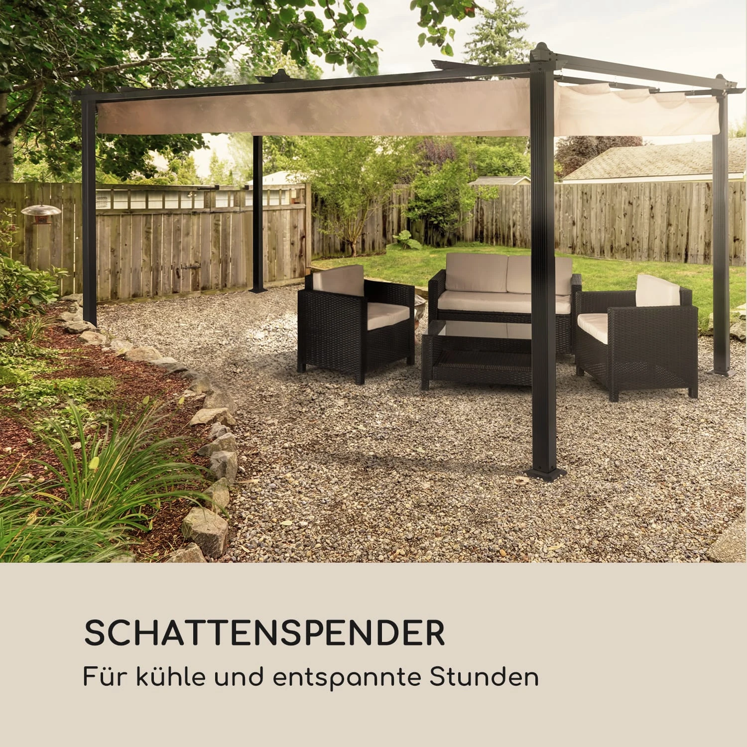 Pantheon Roof Ersatzdach 3 X 4 M Beige - Image 2