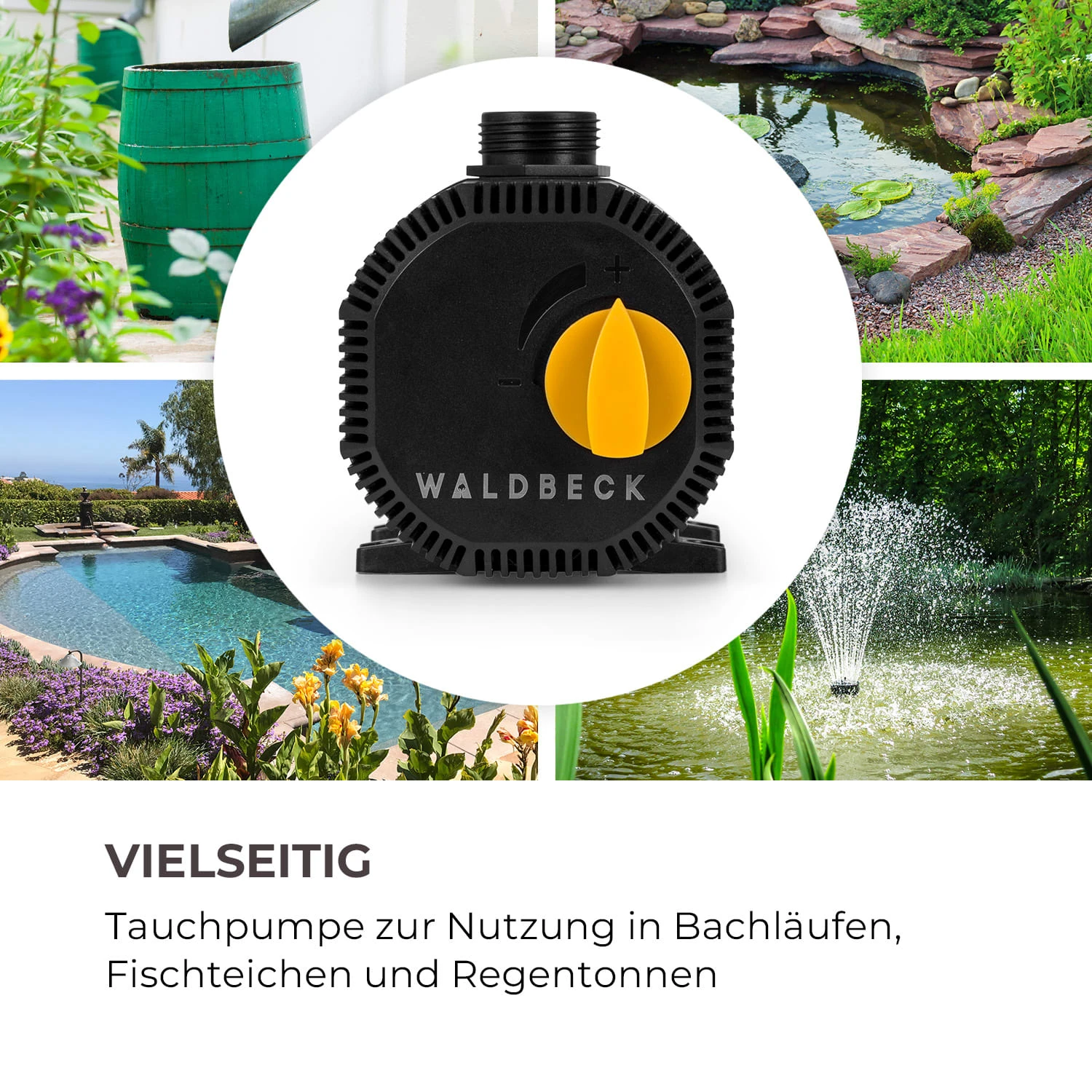 Nemesis T35 Teichpumpe 35W Leistung 2 M Förderhöhe 2300l/h Durchsatz - Image 2