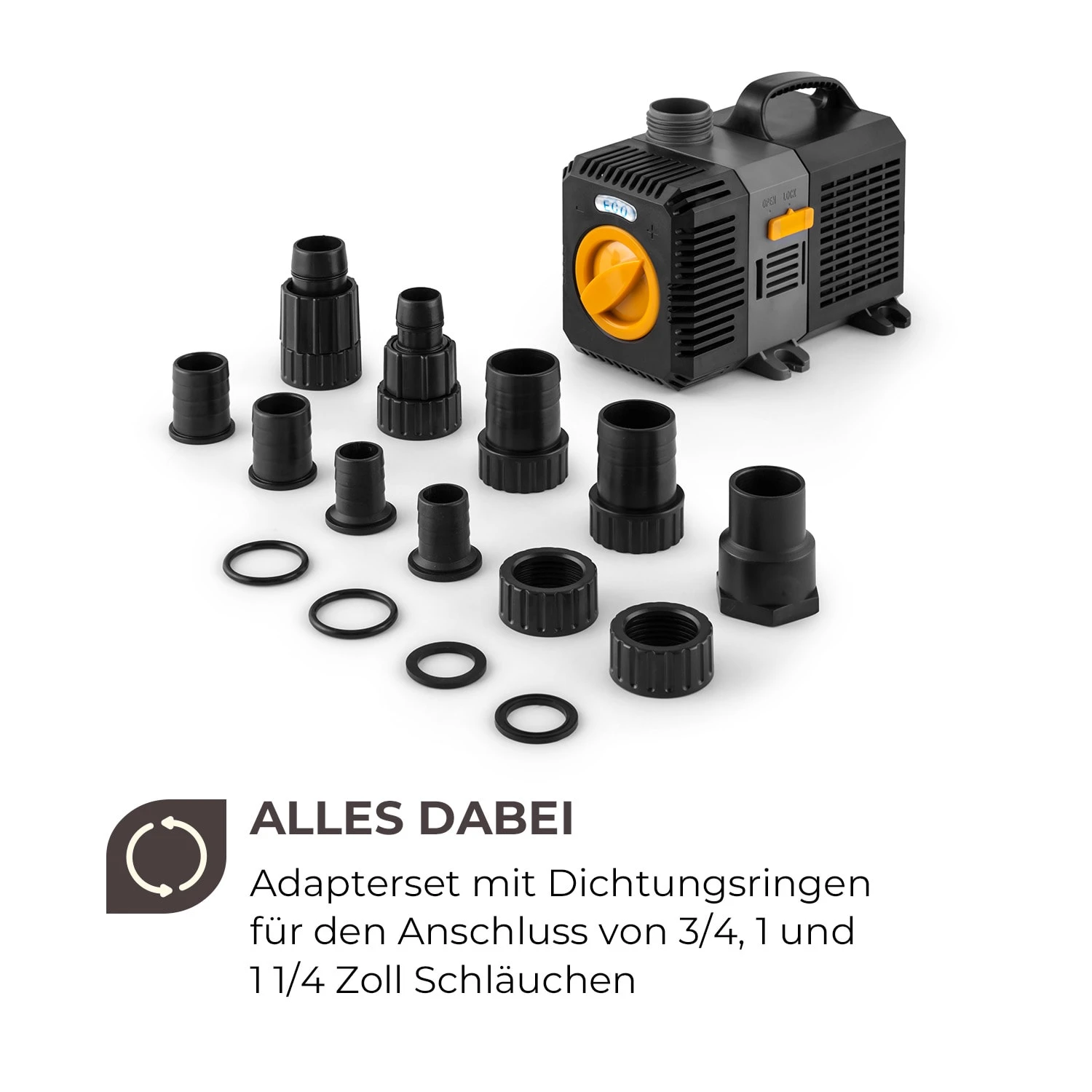 Lagoon 5200 Teichpumpe 5.200 L/h EcoSave: 40 Watt 4,8 Meter Förderhöhe - Image 7