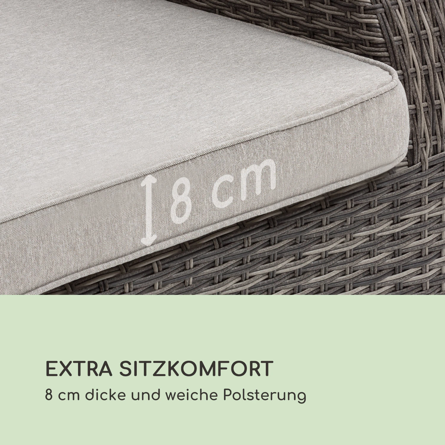 Comfort Siesta Sessel Verstellbare Rückenlehne Dunkelgrau - Image 6