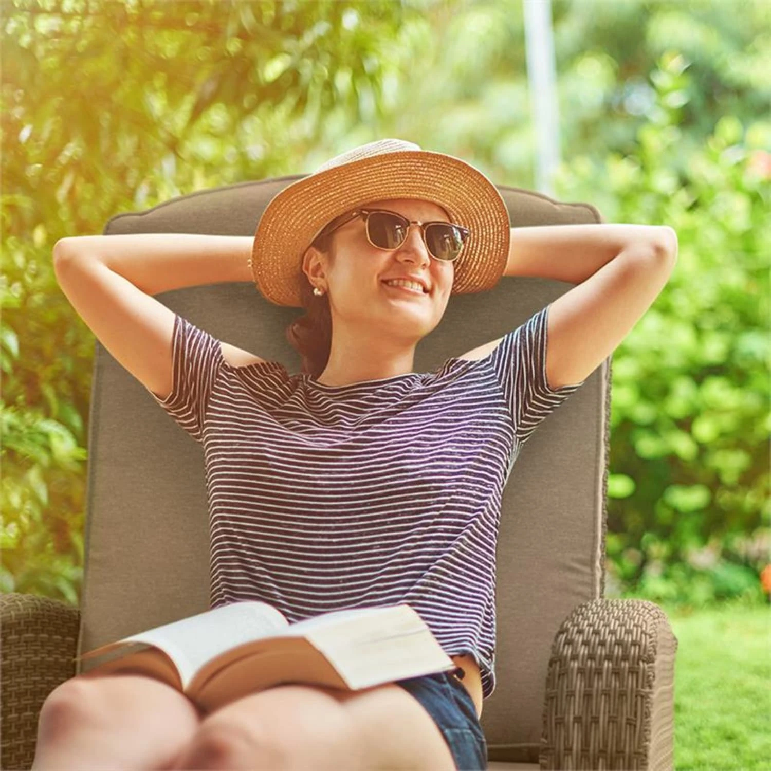 Comfort Siesta Sessel Verstellbare Rückenlehne Dunkelgrau - Image 2