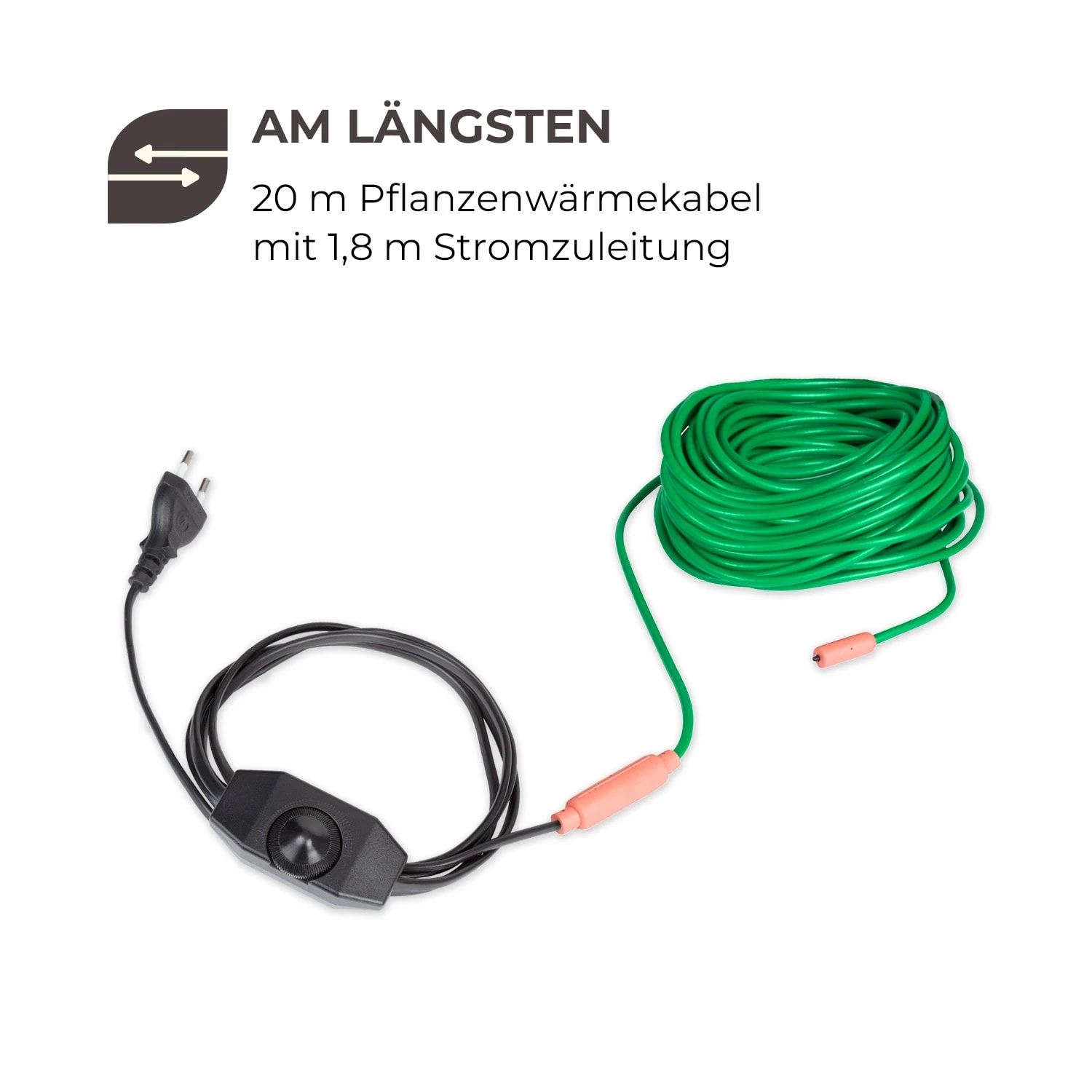 Greenwire Select 20 Pflanzenwärmekabel 20m Mit Thermostat IP68 - Image 7