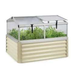 High Grow Advanced Hochbeet Mit Dach 120x95x100cm 540l Stahl Verzinkt