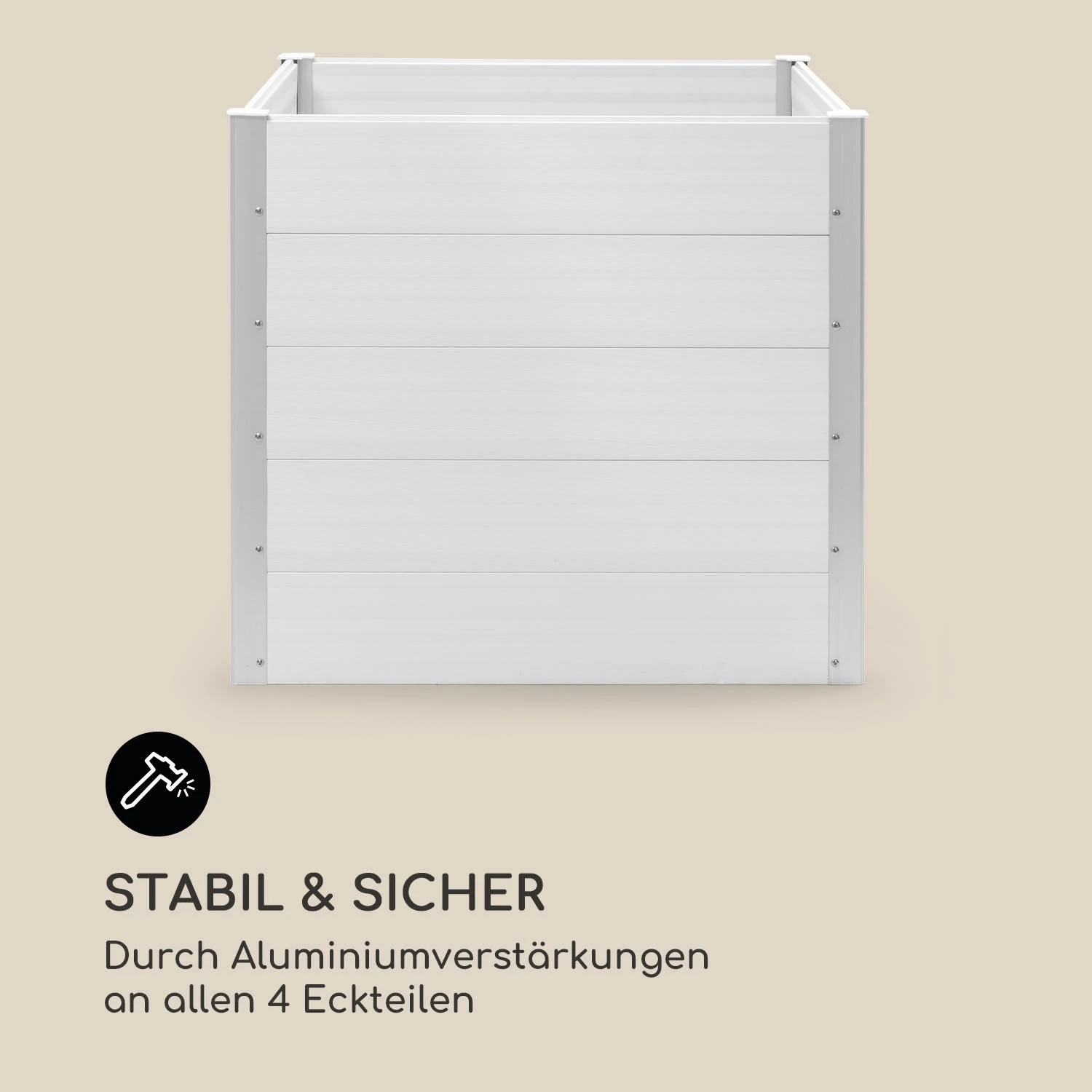 Nova Grow Gartenbeet 100 X 91 X 100 Cm WPC Holzoptik - Image 8