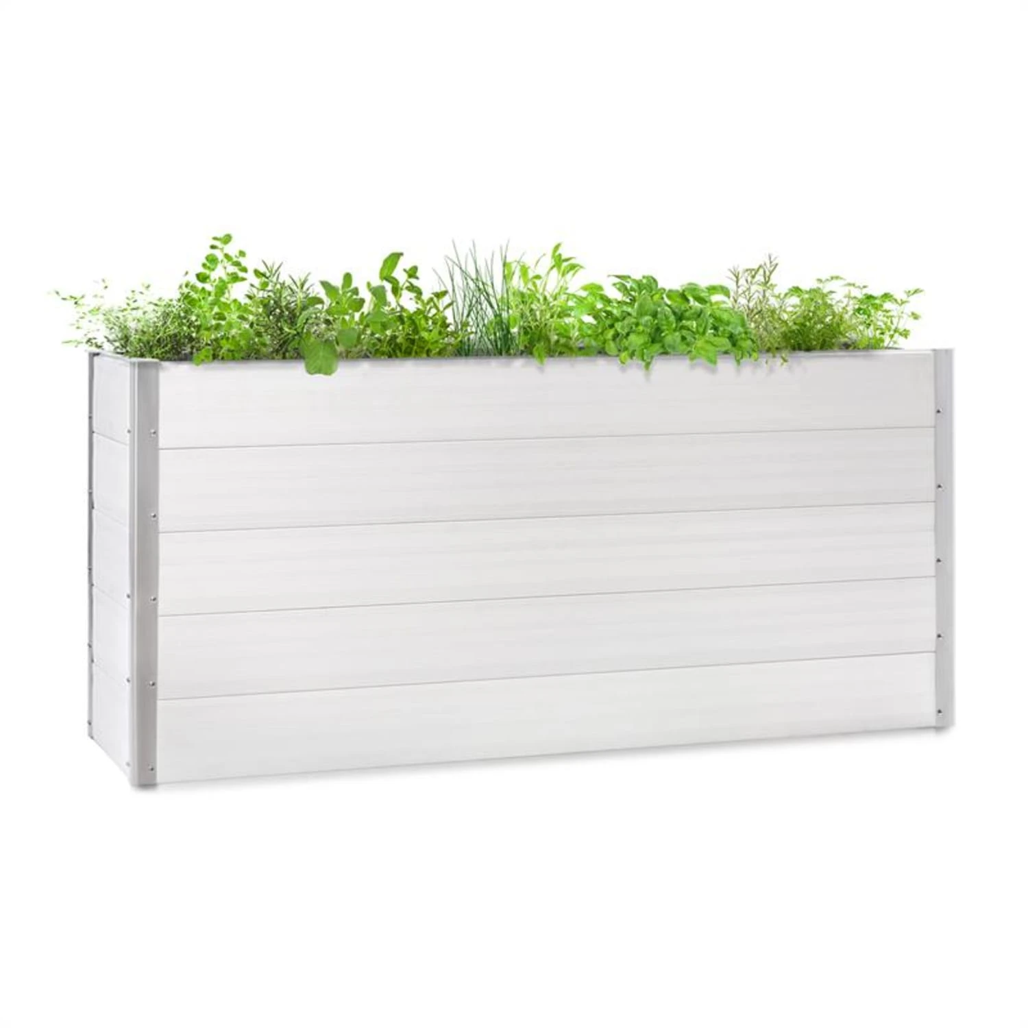Nova Grow Gartenbeet 195 X 91 X 50 Cm WPC Holzoptik Weiß