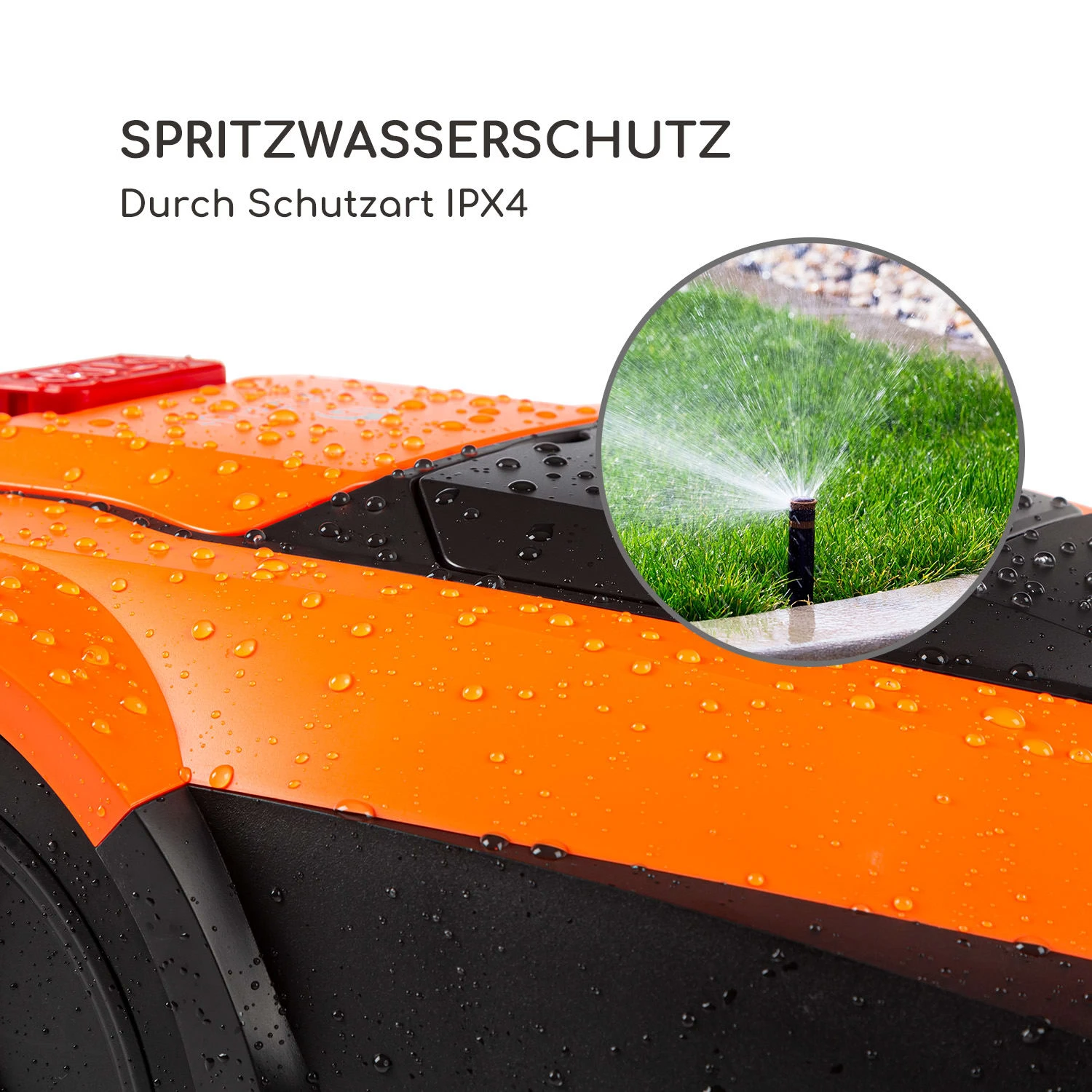 Garden Hero Rasenmähroboter 5,2 Ah Akkubetrieb Bis 1.200 M² Orange - Image 4