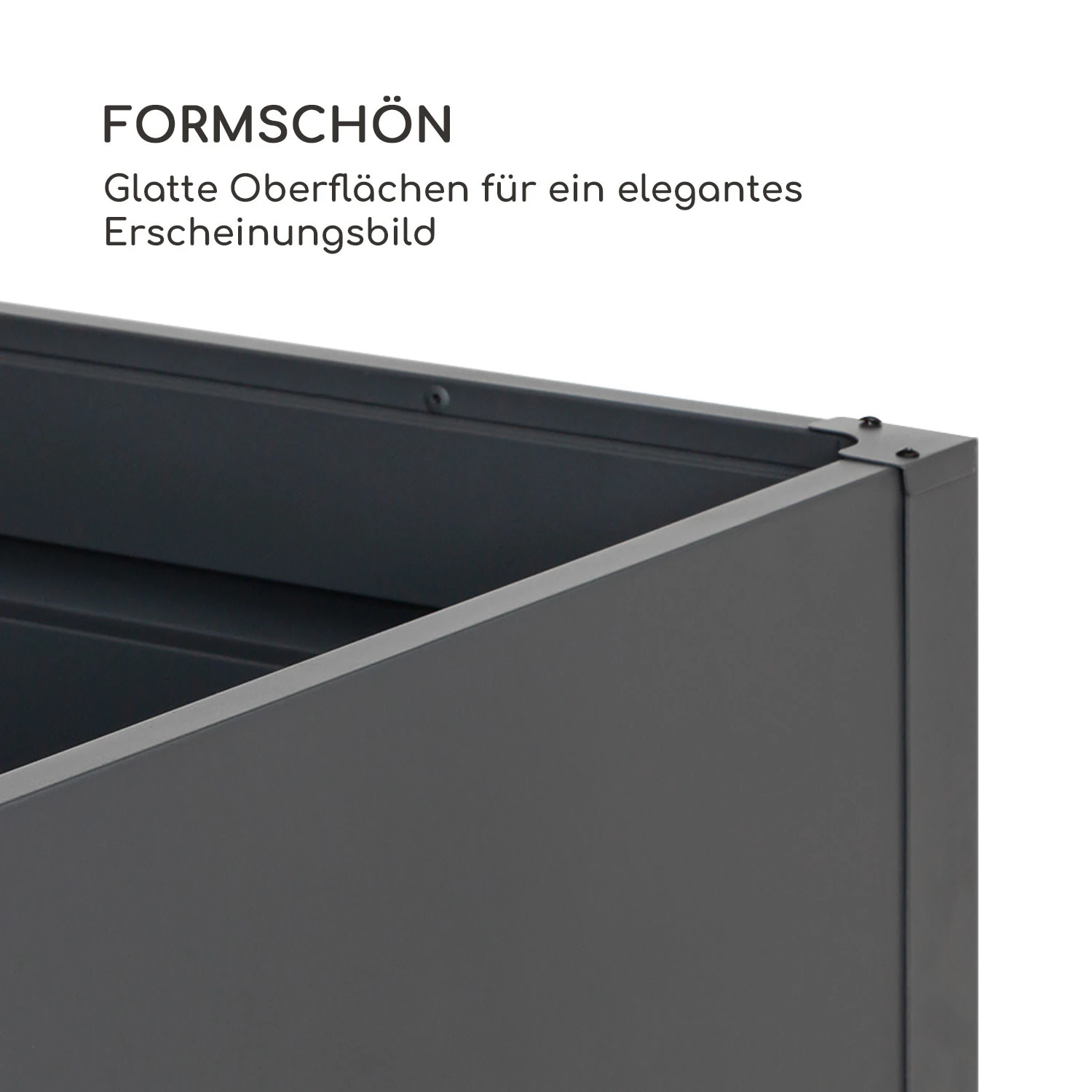 Highgrow Deluxe Hochbeet 100 X 76 X 100 Cm Verzinkter Stahl - Image 4