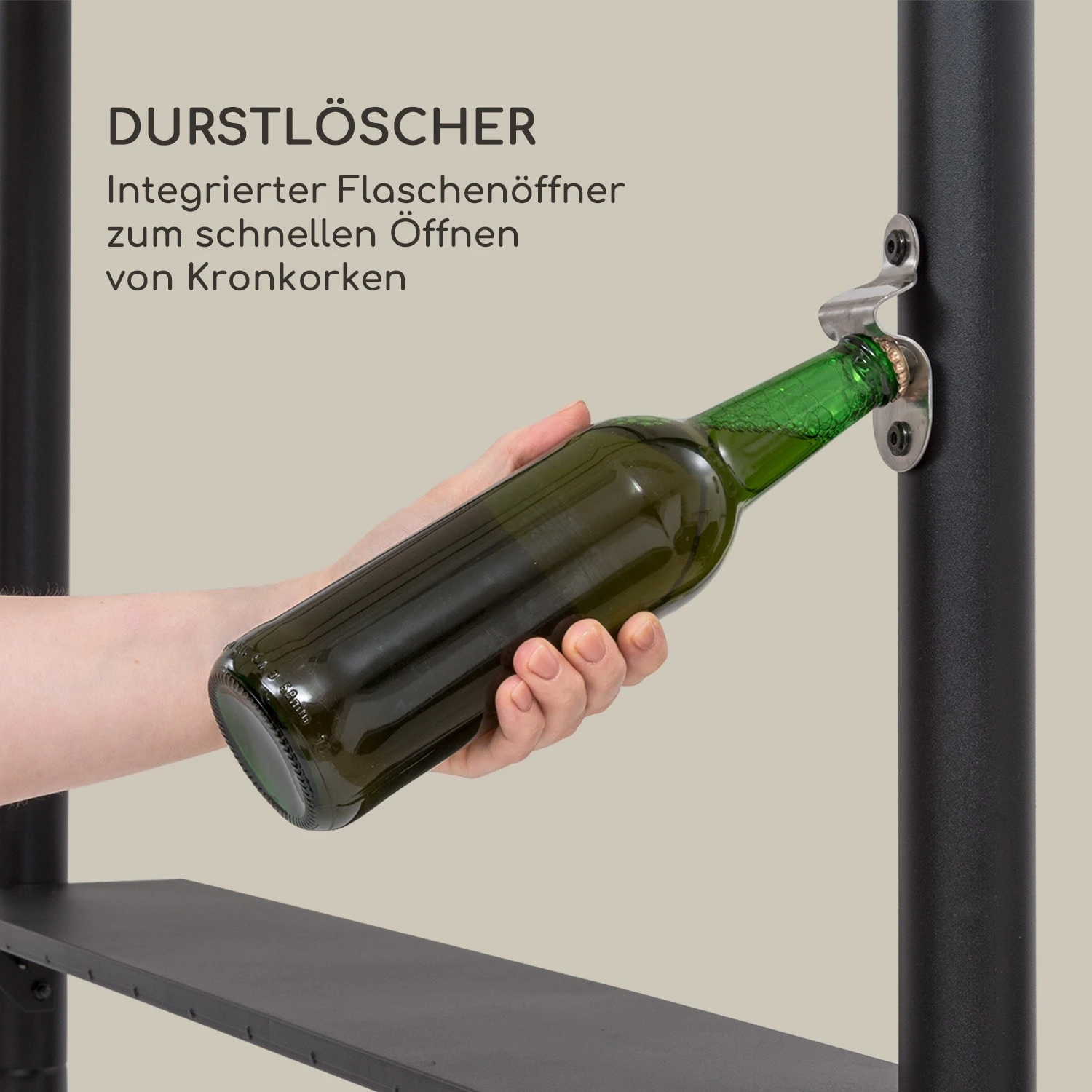 Steakhouse Wings Pavillon 244x260x152cm 160 G/m² PE Flammhemmend Stahl - Image 7