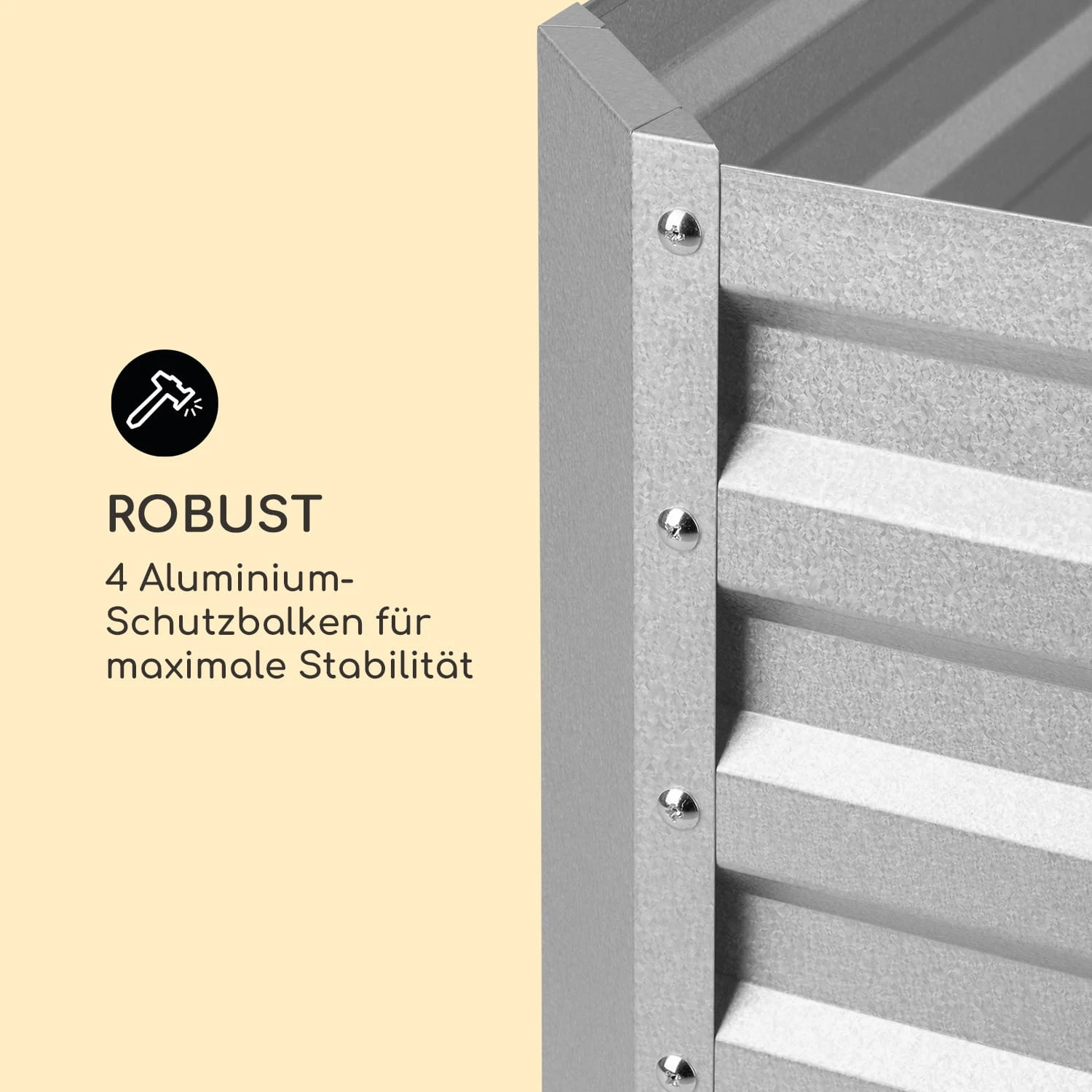 High Grow Straight Hochbeet 100x60x100cm 600l Stahl - Image 5