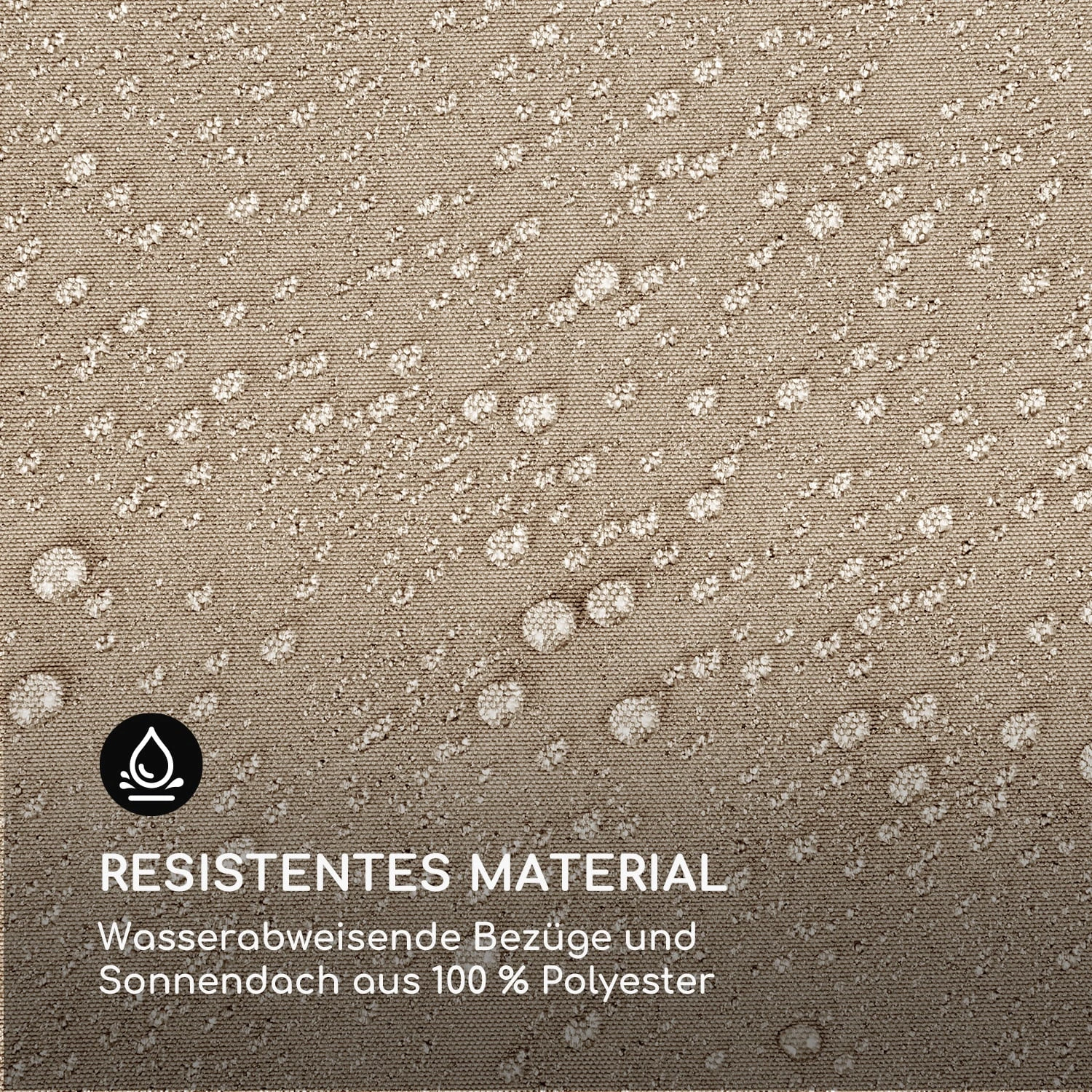 Eremitage Double XL Sunbed 2 Pers Stahl-Rahmen Sonnendach Vorhänge - Image 9