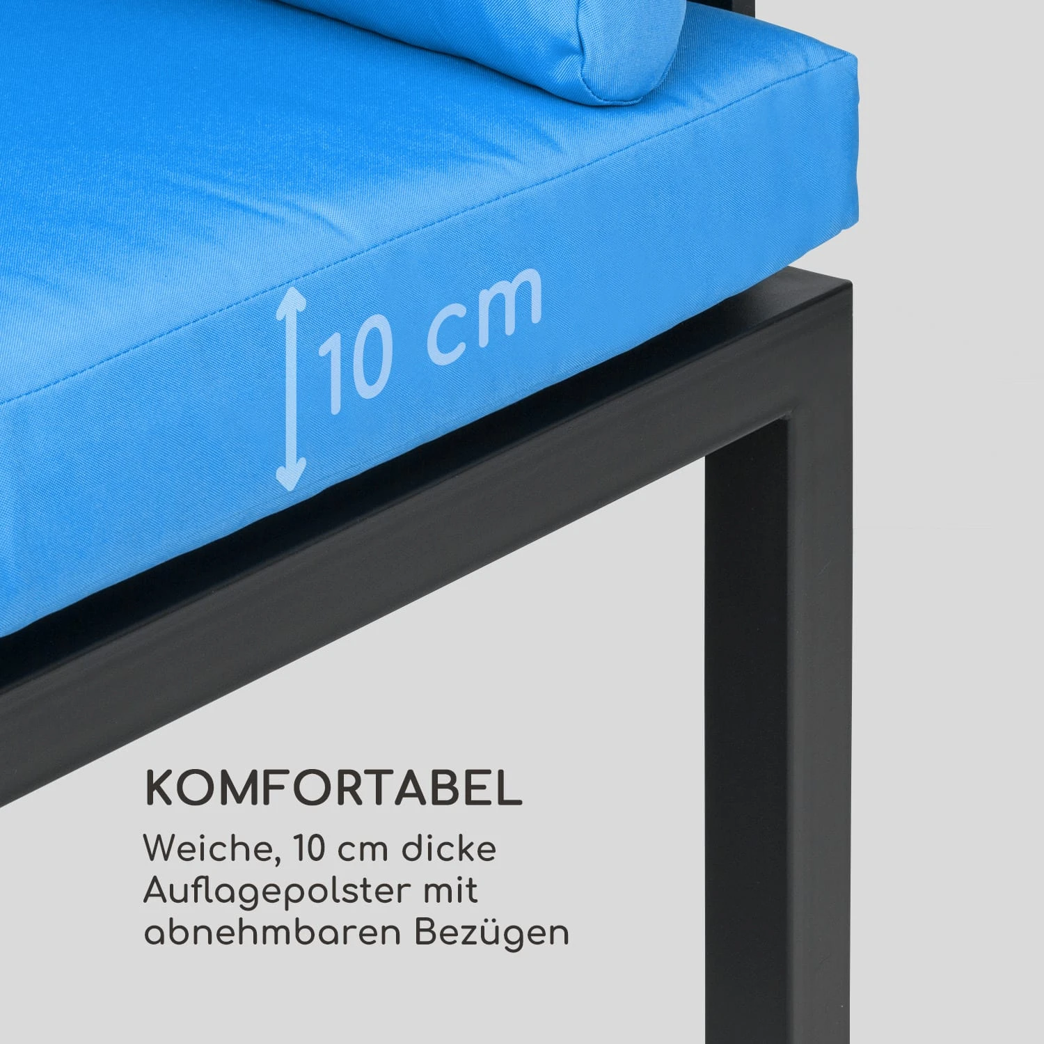 Cartagena Lounger 2 Zweisitzer Mit Tisch Stahl Polyester - Image 7