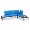 Cartagena Lounger 2 Zweisitzer Mit Tisch Stahl Polyester