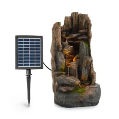 Mystic Tree Solarbrunnen LED-Beleuchtung Polyresin