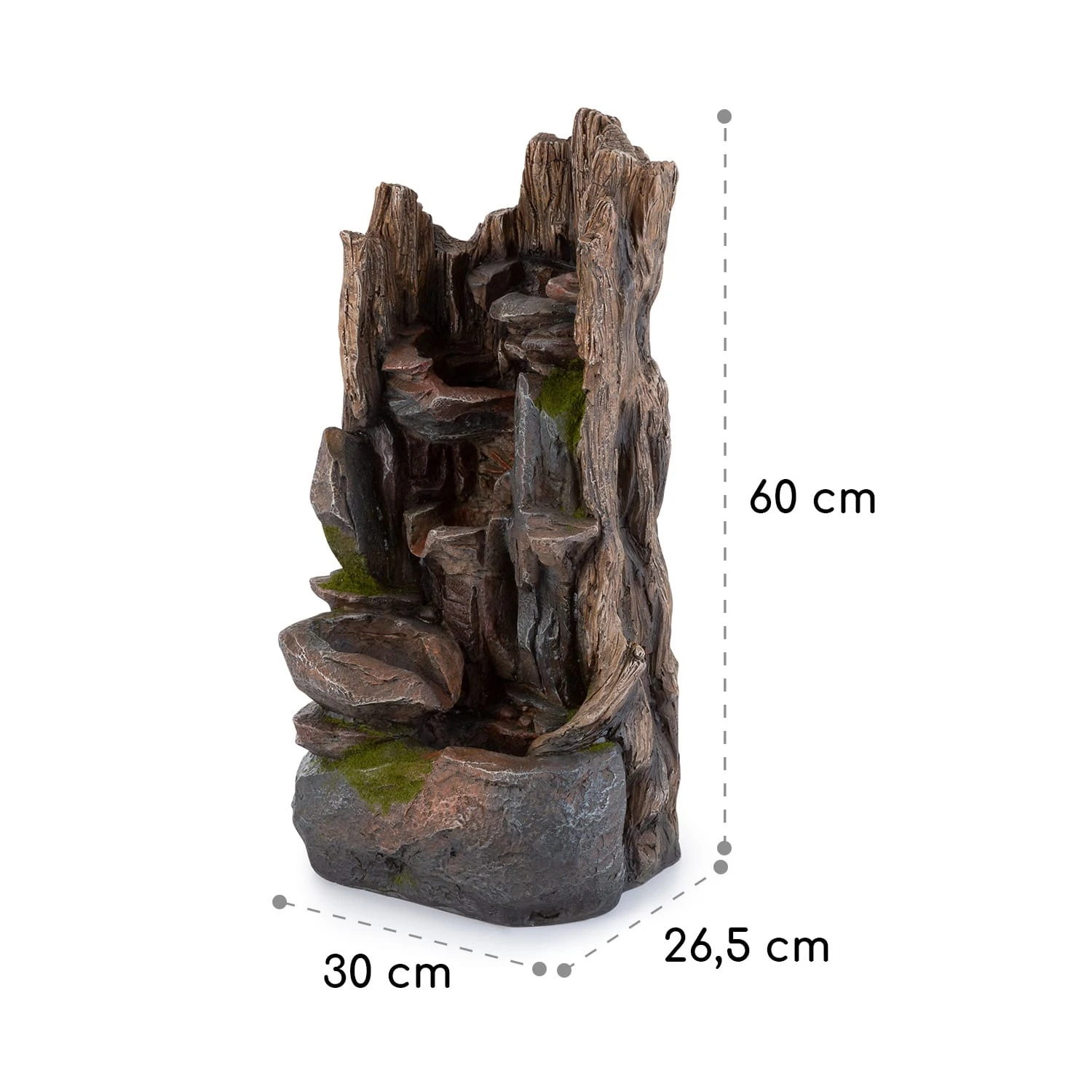 Mystic Tree Solarbrunnen LED-Beleuchtung Polyresin - Image 8