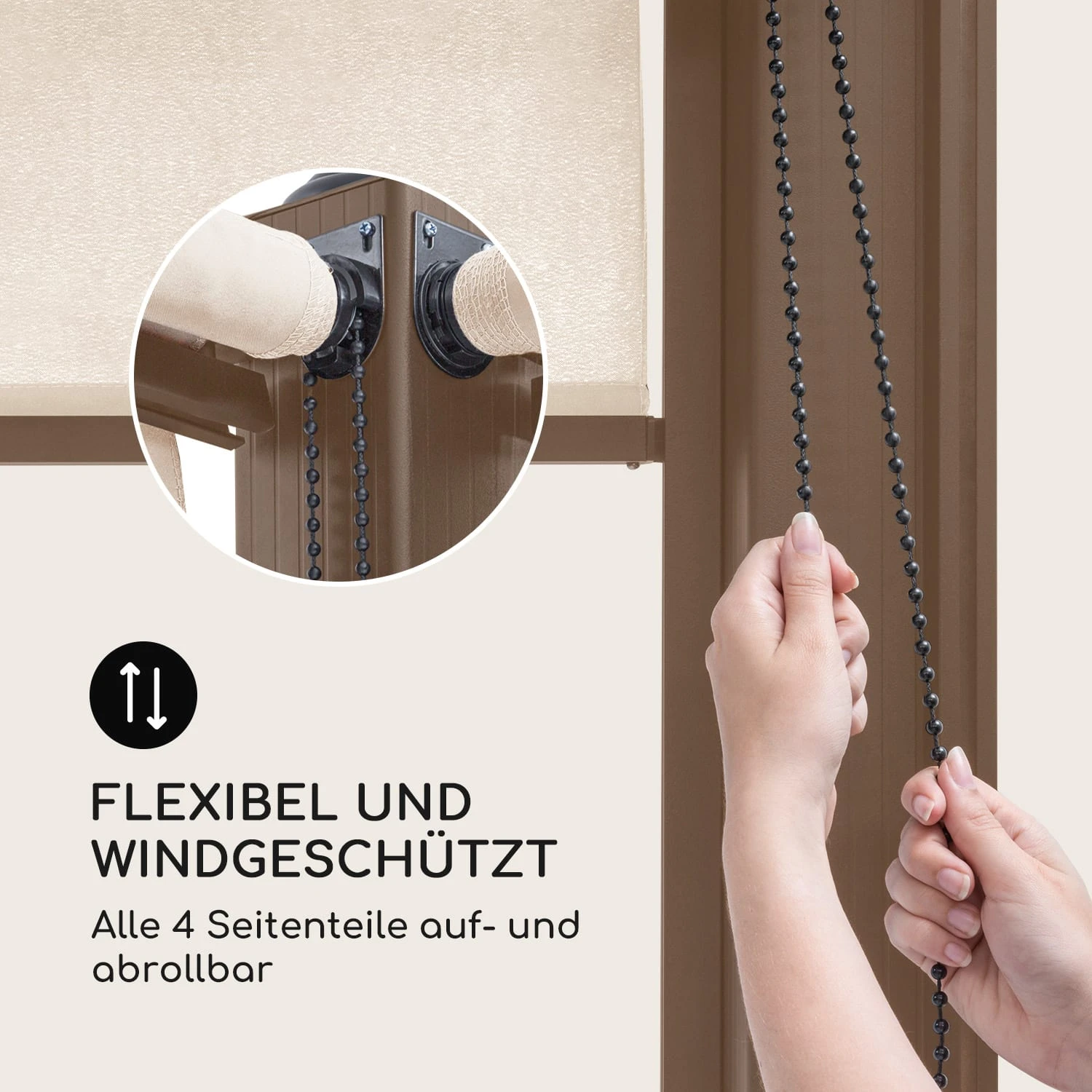 Pantheon Cortina Rust Pavillon Mit Dach 3x6 M 4 Seitenteile - Image 5