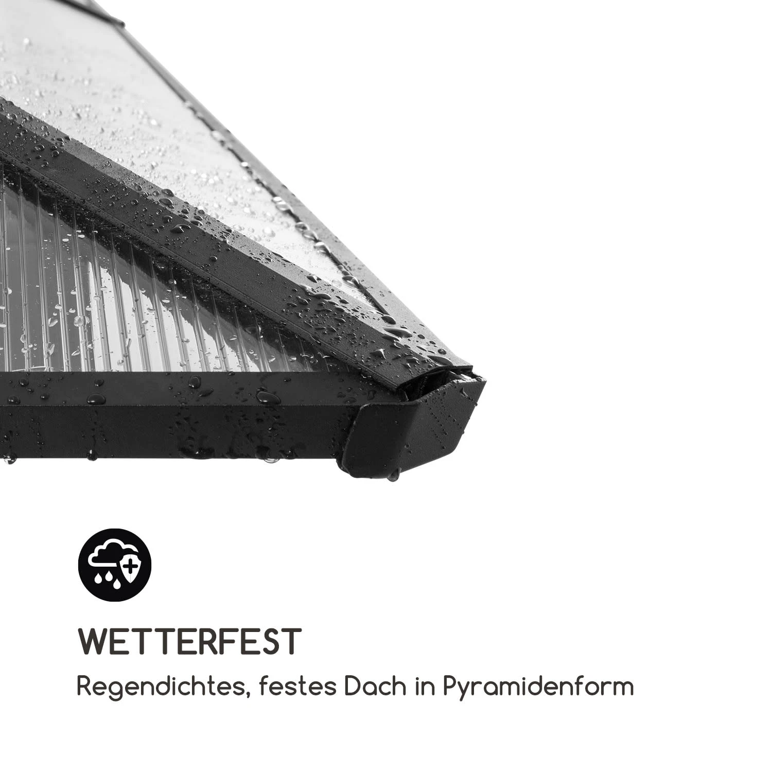 Pantheon Solid Sky Ambient Solar Pavillon 3x3m Polycarbonat Aluminium - Image 5