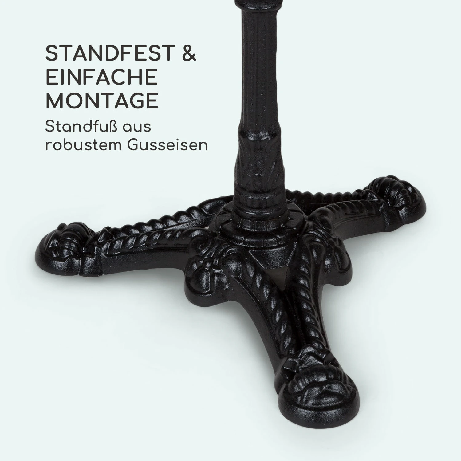 Patras Lux Bistro-Tisch Mit Dreifuß Marmortisch Ø: 57,5 Cm Höhe: 72 Cm - Image 5