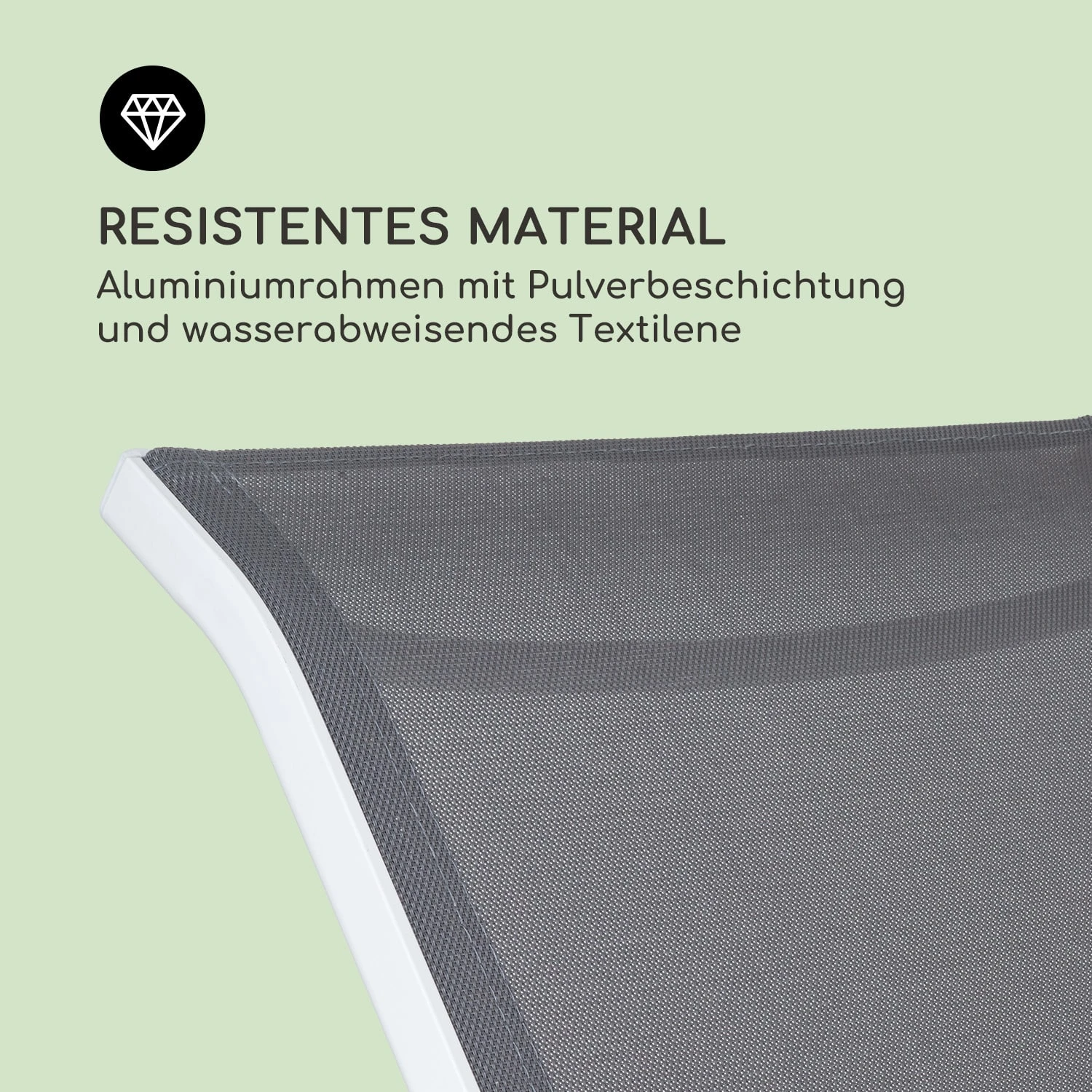 Pompei Sonnenliege Lounger 2 Pers. Aluminium AbstellflÀche - Image 7