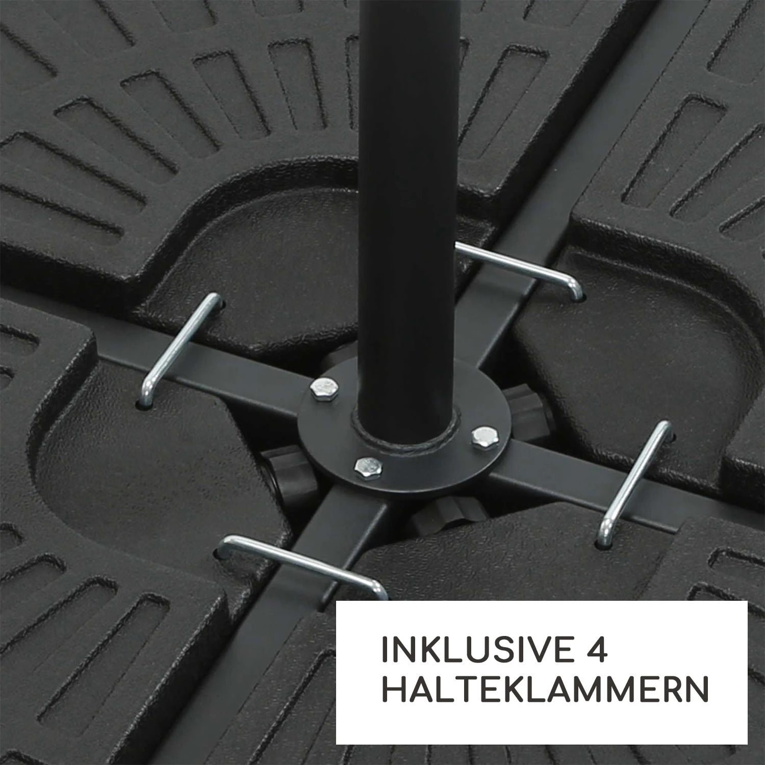 Limousin SonnenschirmstÀnder-Gewichte 72 Kg Leergewichte 4er-Set - Image 4