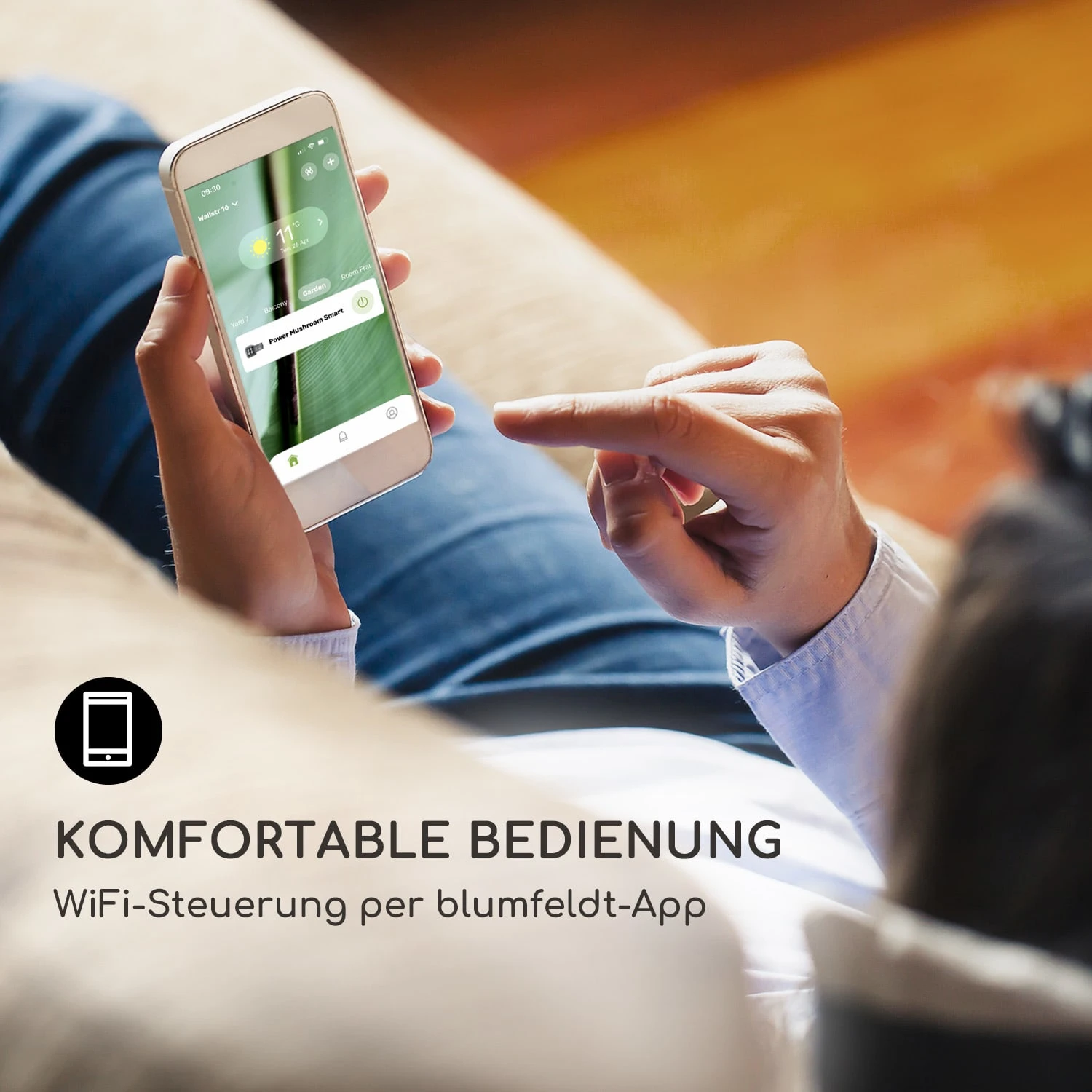 Power Rock Smart Gartensteckdose WiFi-Steuerung 3680 Watt IP44 - Image 2