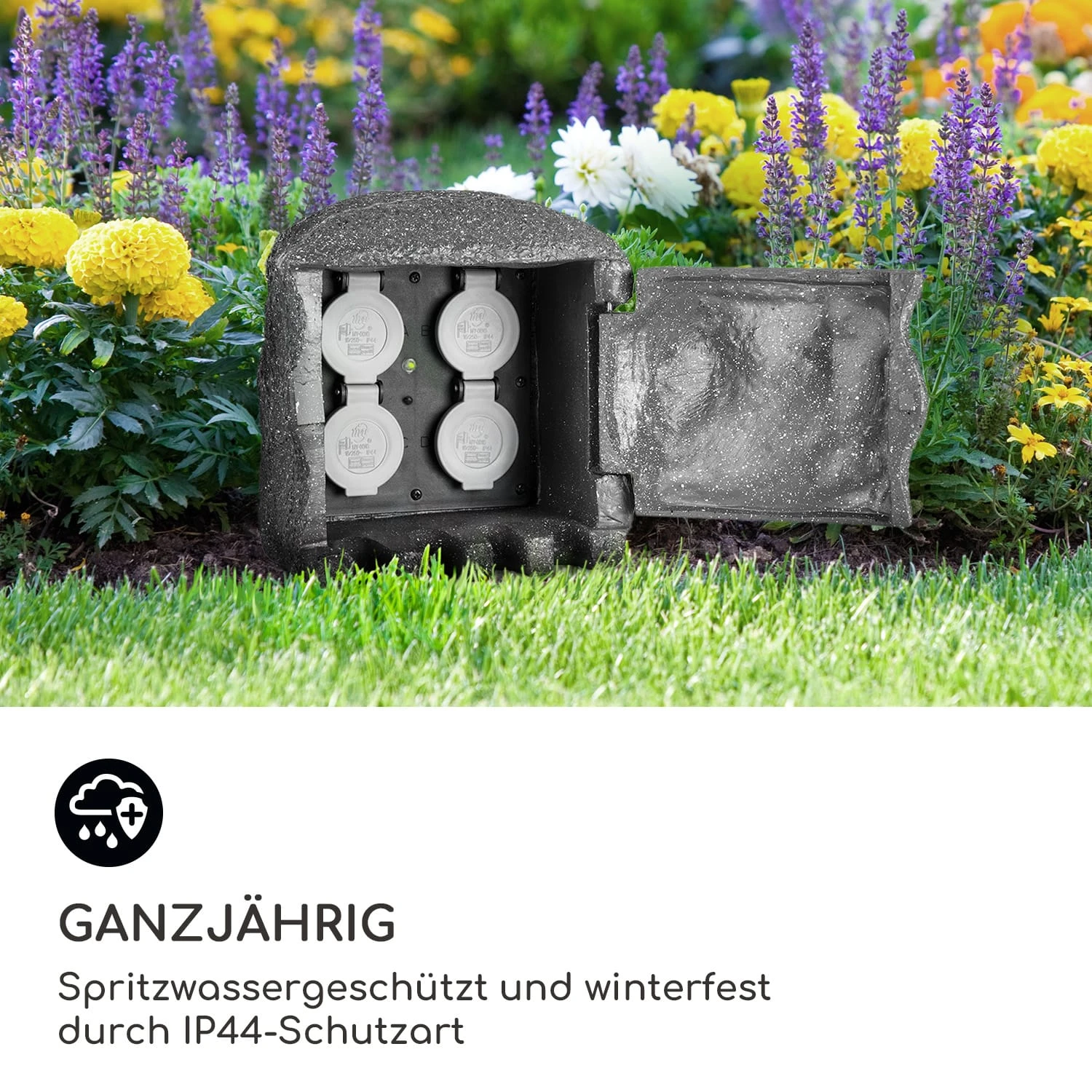 Power Rock Smart Gartensteckdose WiFi-Steuerung 3680 Watt IP44 - Image 3