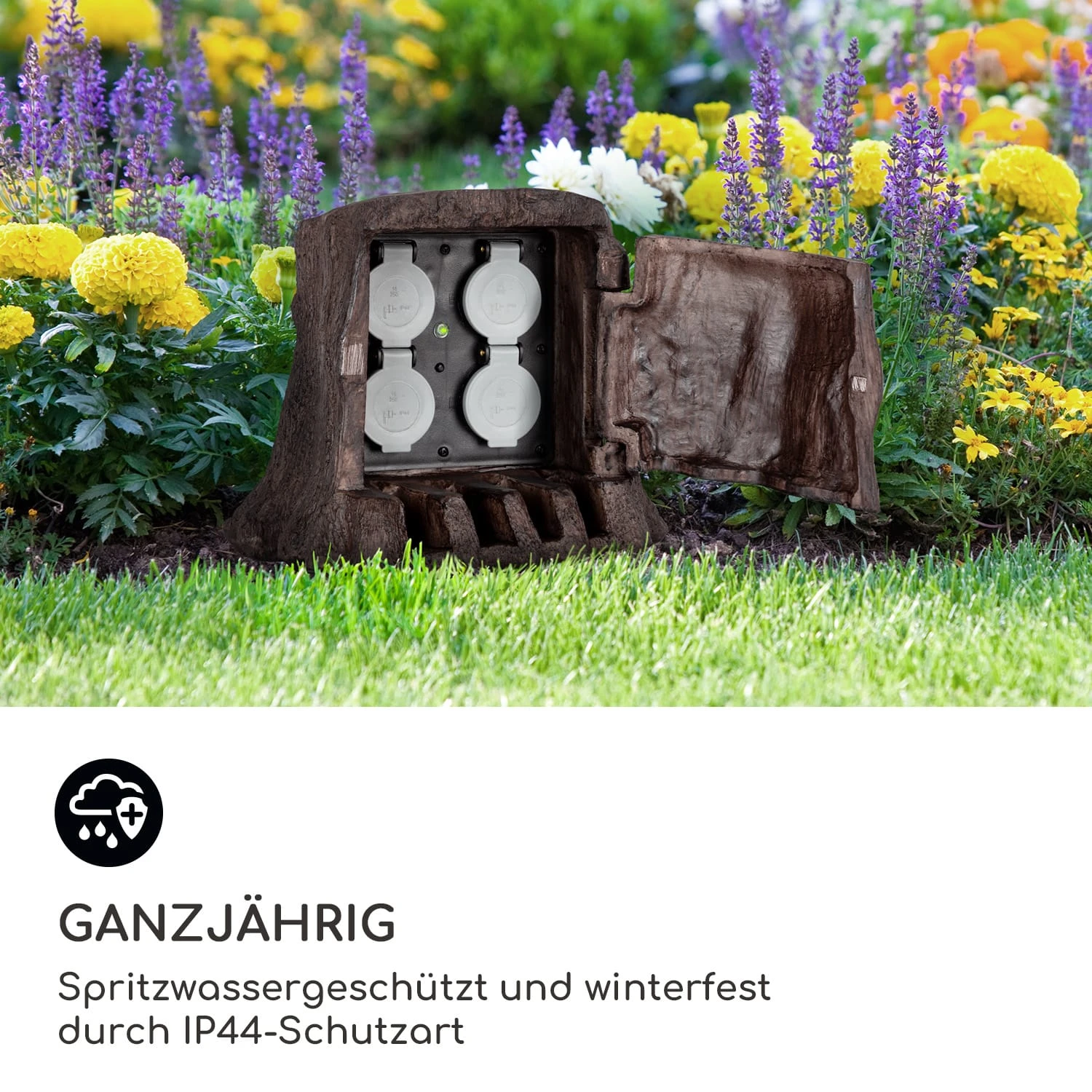 Power Tree Smart Gartensteckdose WiFi-Steuerung 3680 Watt IP44 - Image 3