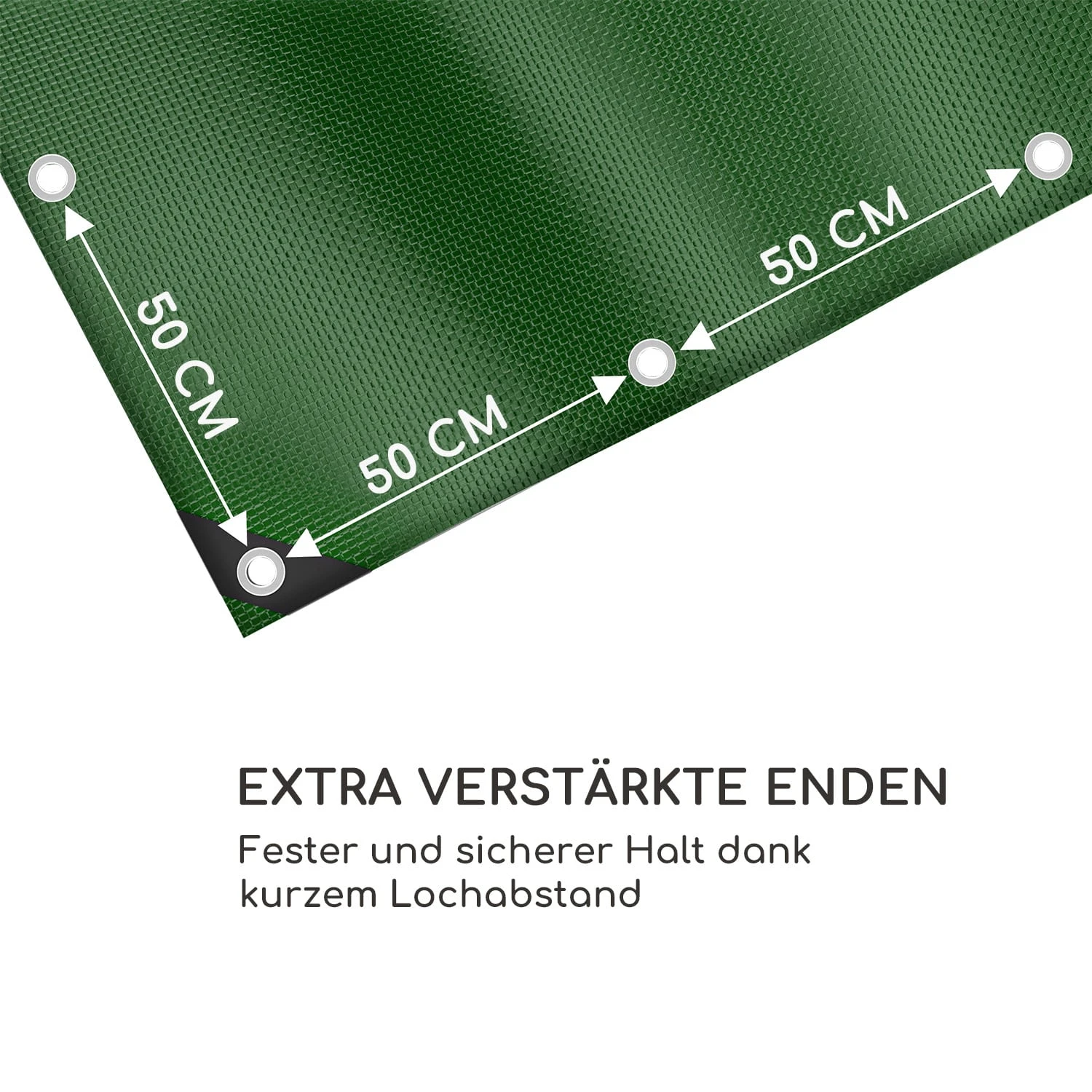 Aegis Gewebeplane Allzweckplane Kunststoff Verstärkte Ecken Seil – Bild 5