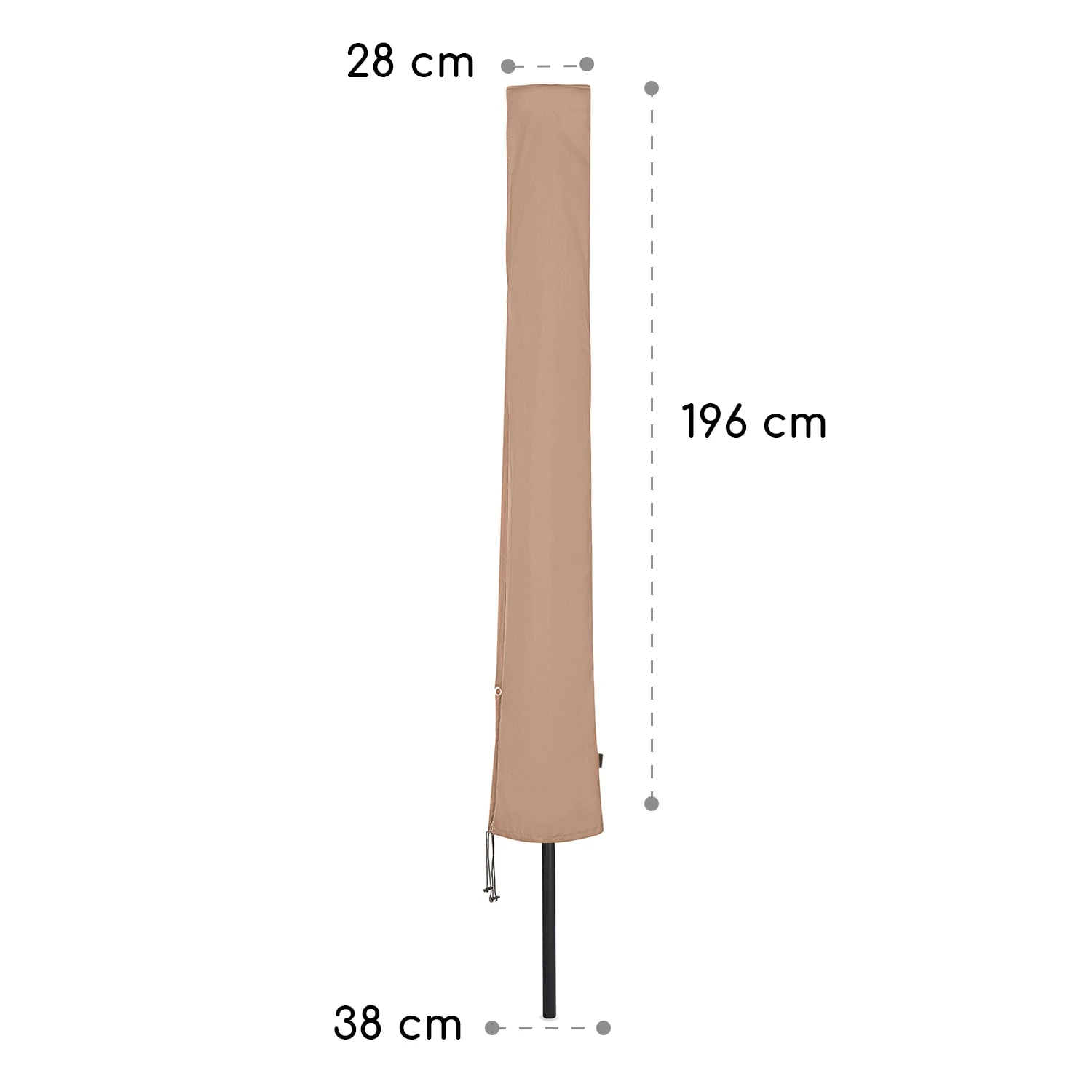 Shield Premium Schutzhülle Sonnenschirm Bis Ø 300 Cm UV-beständig - Image 8