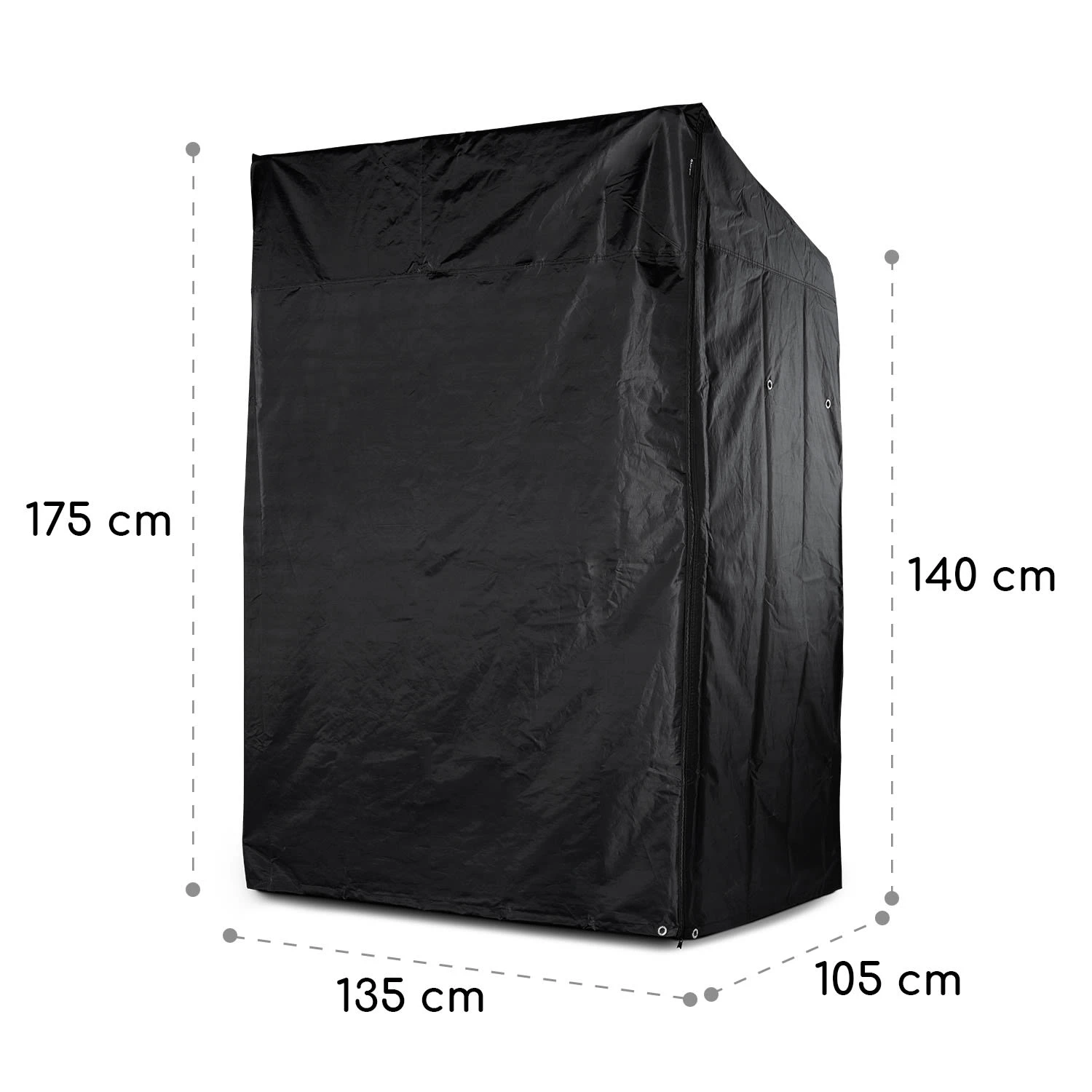 Grandeur Schutzhülle Für Strandkorb Extra Wasserabweisend UV-beständig Polyester - Image 6